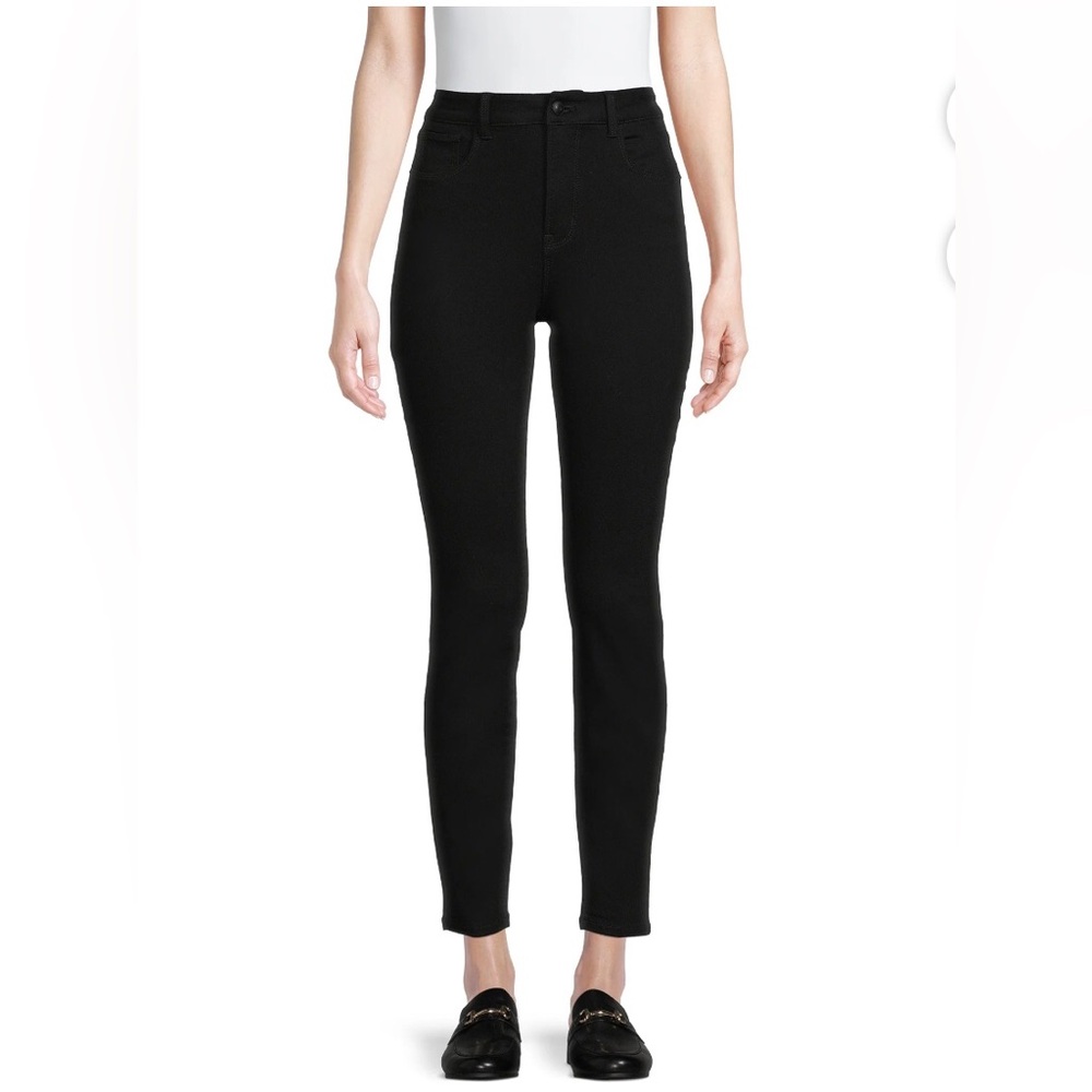 NO BOUNDARIES Skinny Jeans Size 11 Juniors High Rise Womens Black New